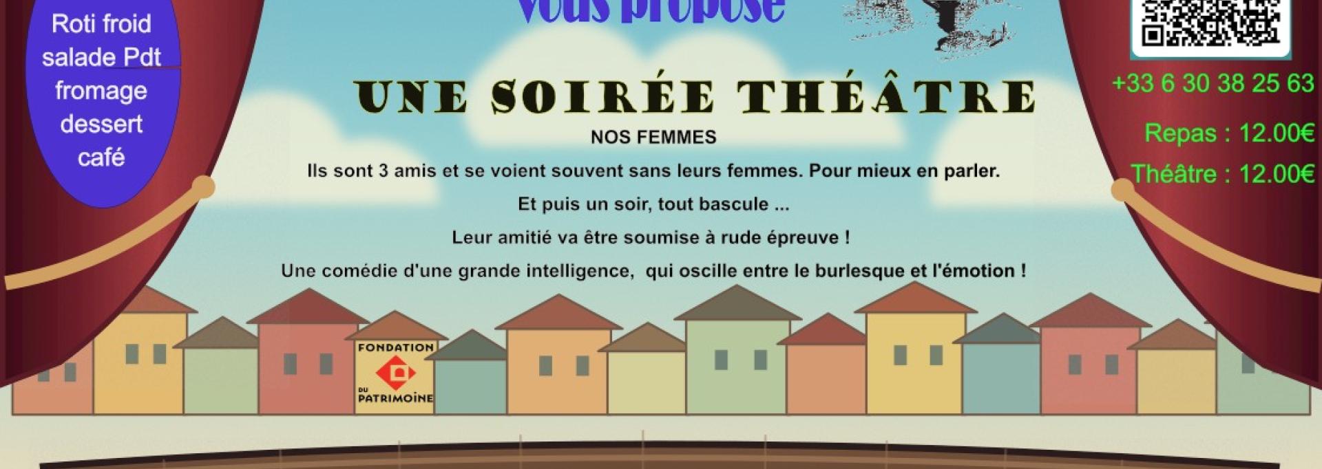 Soirée théâtre et repas